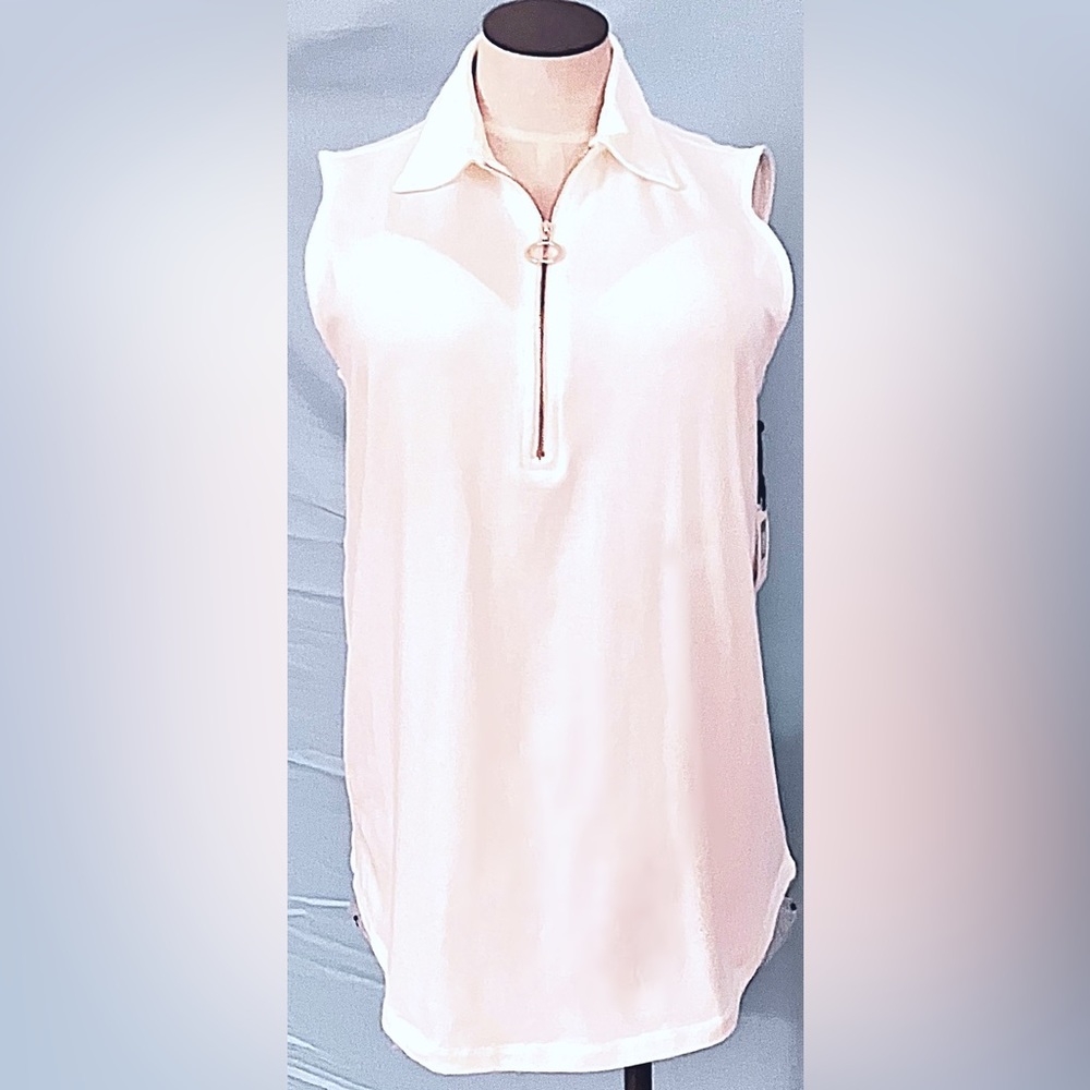 ~ANNE KLEIN~ Zippered Top